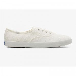 Keds Champion Starburst Eyelet Naisten Lace Ups Valkoinen | GSHY43975