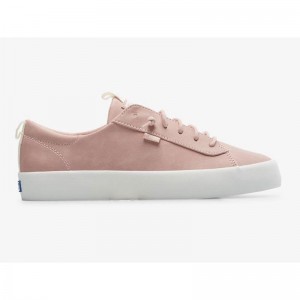 Keds Kickback Faux Slip On Naisten Leather Sneakers Pinkki | IBXO95360