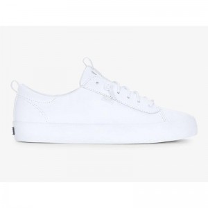 Keds Kickback Nahkaiset Naisten Lace Ups Valkoinen | YAFK41807