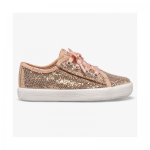 Keds Little Kid's Kickstart Jr Celebrations Lasten Sneaker Pinkki Kultaiset | HYWN85764