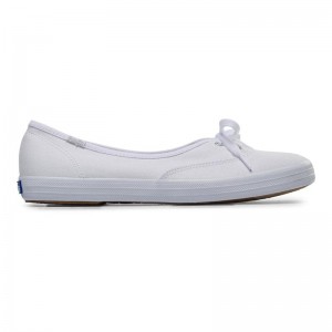 Keds The Mini Canvas Naisten Mokkasiinit Valkoinen | DBMQ80134