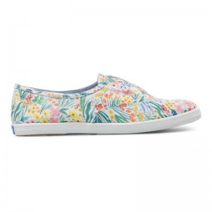 Keds x Rifle Paper Co. Chillax Naisten Canvas White/Multicolor | XWSY48796