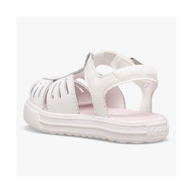 Keds Big Kid's Daphne Butterfly Nahkaiset Lasten Sandal Valkoinen | OCVK04592