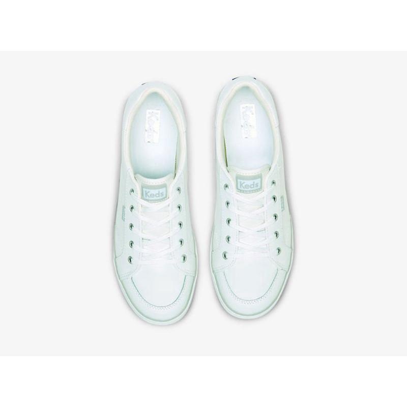 Keds Center III Nahkaiset Naisten Lace Ups Valkoinen | CJMT82167