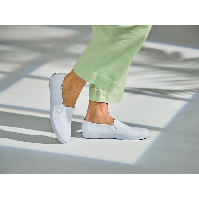 Keds Champion Canvas Naisten Mokkasiinit Valkoinen | ZLVA72869