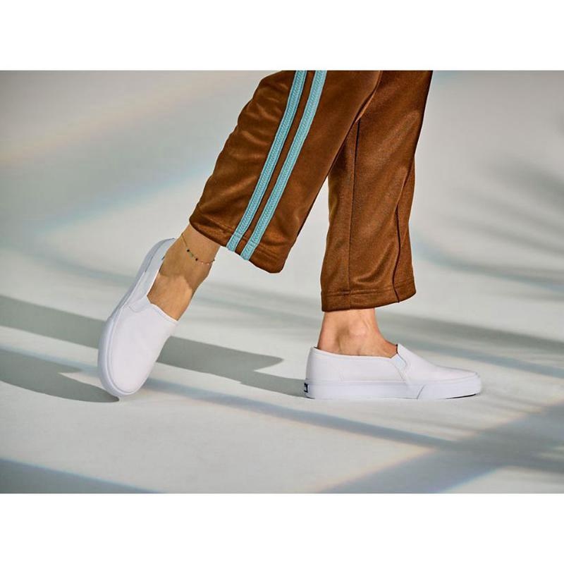 Keds Double Decker Canvas Naisten Mokkasiinit Valkoinen | YLTD87194
