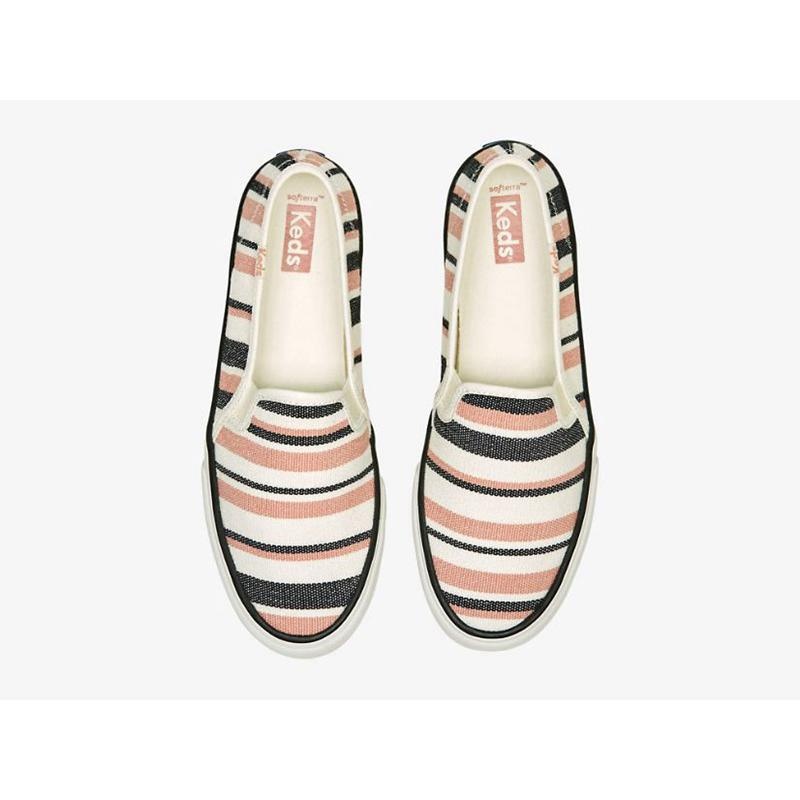 Keds Double Decker Eco-Friendly Naisten Mokkasiinit Mustat Monivärinen | KUTY81256