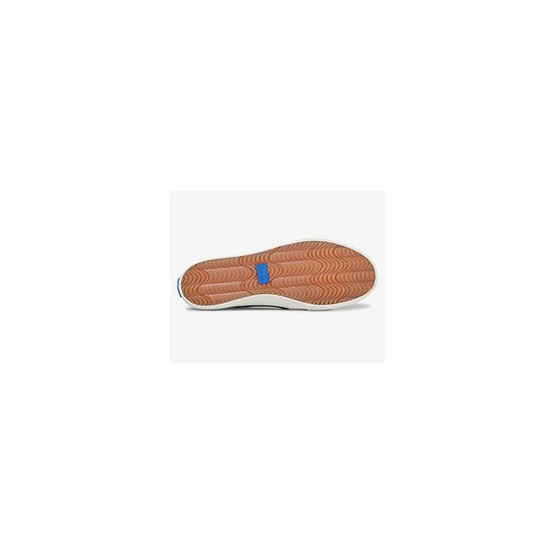 Keds Double Decker Emboss Slip On Naisten Leather Sneakers Mustat | JCFY71890