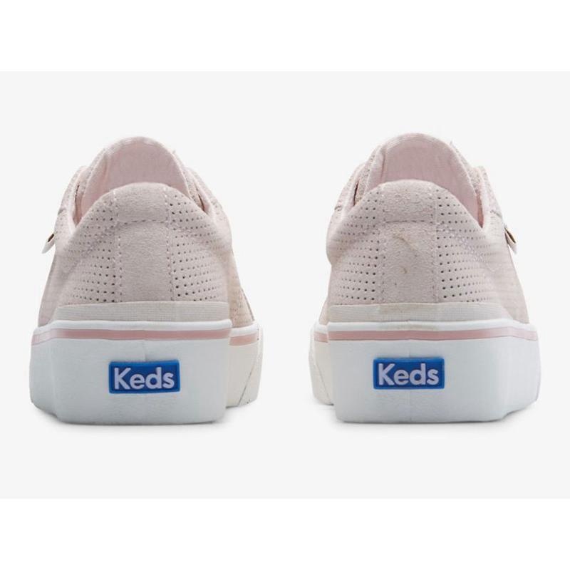 Keds Jump Kick Duo Perf Mokka Naisten Lace Ups Vaaleanpinkki | RULO54680