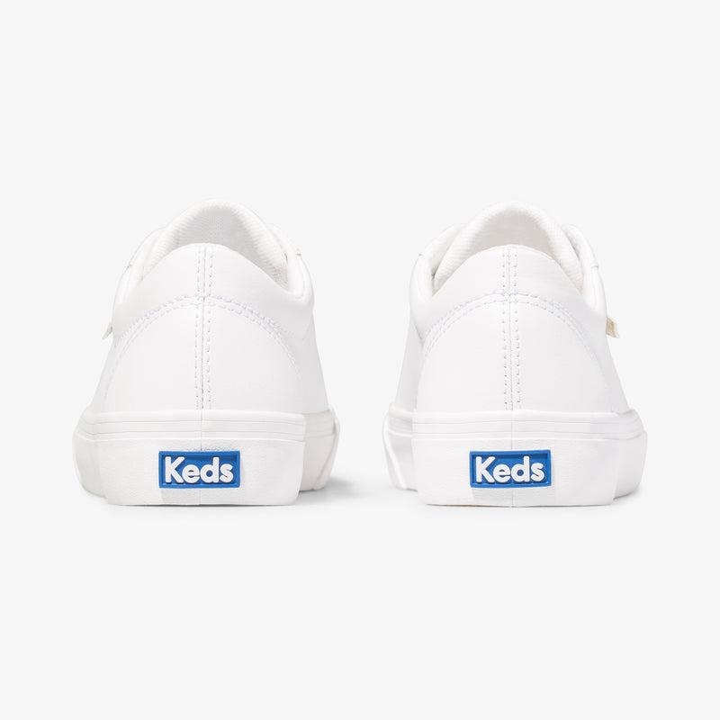 Keds Jump Kick Nahkaiset Naisten Leather Sneakers White/Gold | NOPX76354