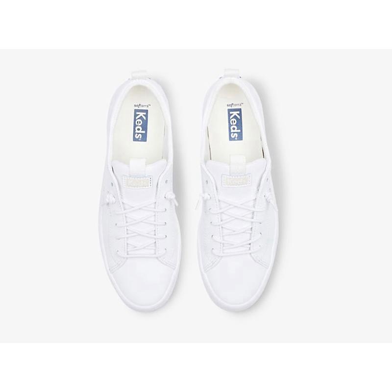 Keds Kickback Nahkaiset Naisten Mokkasiinit Valkoinen | DZMG34168