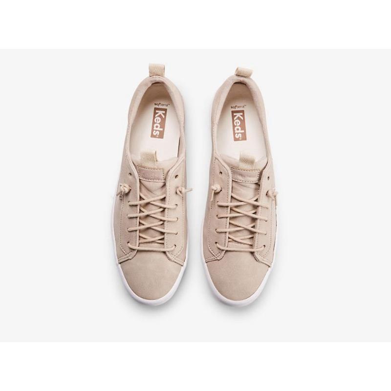 Keds Kickback Vegaaniset Naisten Leather Sneakers Ruskea | NZSE84369