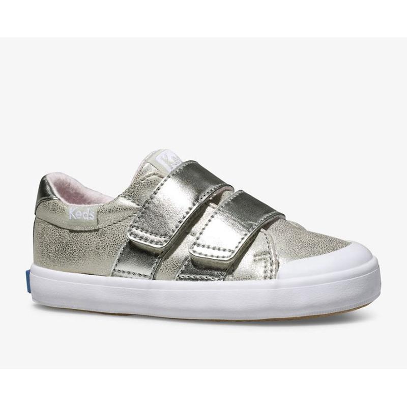 Keds Little Kid's Courtney HL Lasten Sneaker Hopea | EWJD79028