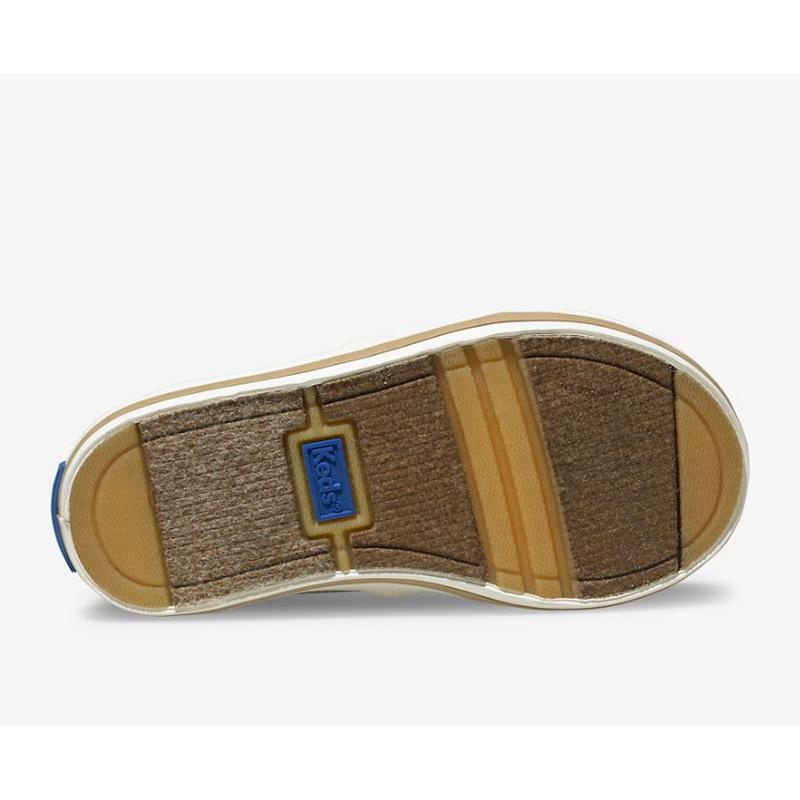 Keds Little Kid's Graham Lasten Sneaker Stone Darkkhaki | NEOR38620