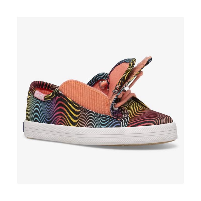 Keds Little Kid's Kickstart Seasonal Jr Lasten Sneaker Rainbow/Wave | CENT50761