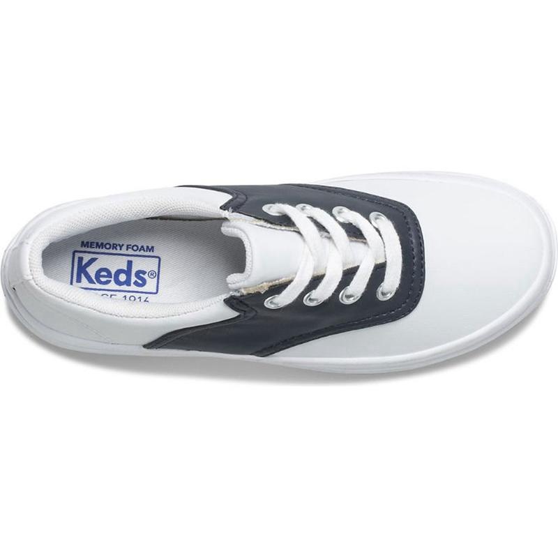 Keds Little Kid's School Days Lasten Sneaker Valkoinen Laivastonsininen | BYGA15420