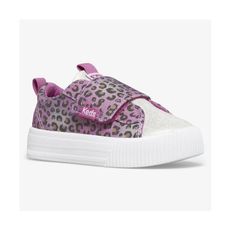 Keds Little Kid's Triple Step Jr Lasten Sneaker Pinkki Leopardi | HRXP54271