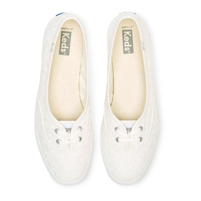 Keds Mini Eyelet Canvas Naisten Canvas Valkoinen | UQFT89362