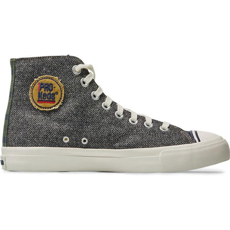 Keds Royal Hi Patchwork Miesten Sneaker Ruskea Sininen Monivärinen | HGYP08473