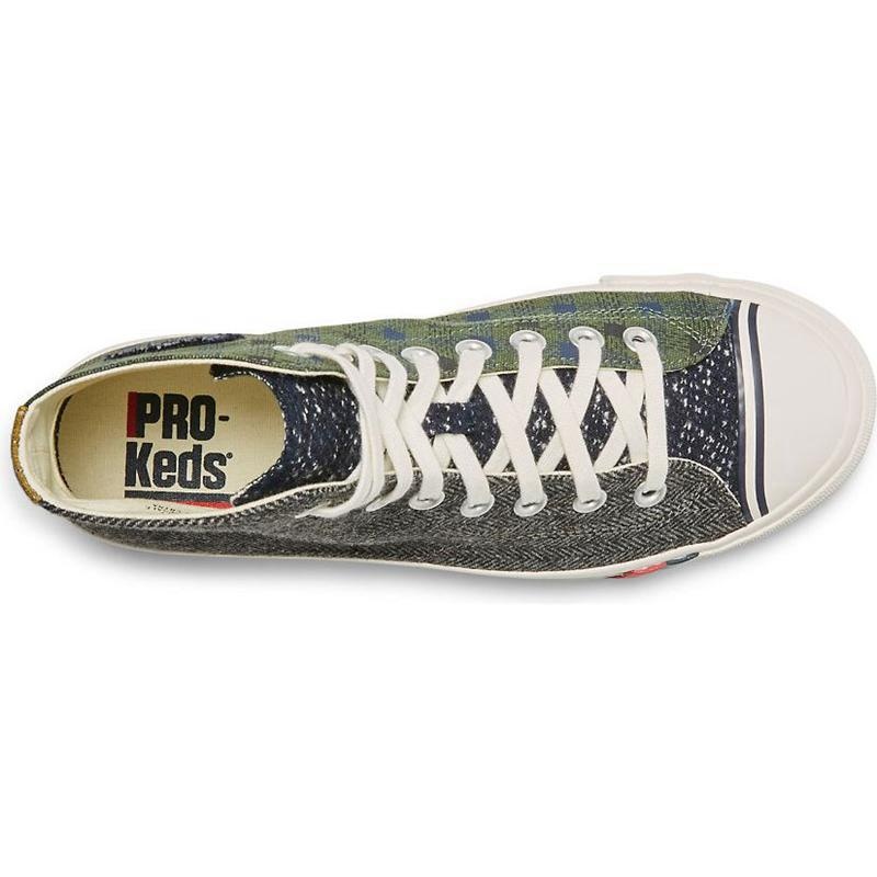 Keds Royal Hi Patchwork Miesten Sneaker Ruskea Sininen Monivärinen | HGYP08473