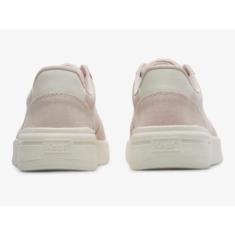 Keds The Court/Mokka Naisten Leather Sneakers Vaaleanpinkki Valkoinen | LPJR41769
