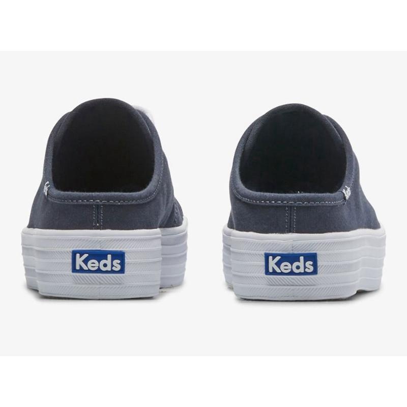 Keds Triple Kick Mule Canvas Naisten Mokkasiinit Laivastonsininen | SBNC89760