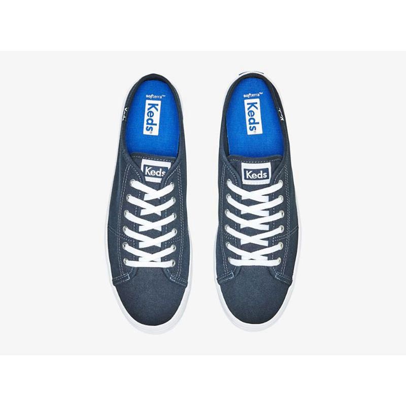 Keds Triple Kick Mule Canvas Naisten Mokkasiinit Laivastonsininen | SBNC89760