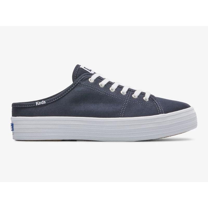 Keds Triple Kick Mule Canvas Naisten Mokkasiinit Laivastonsininen | SBNC89760