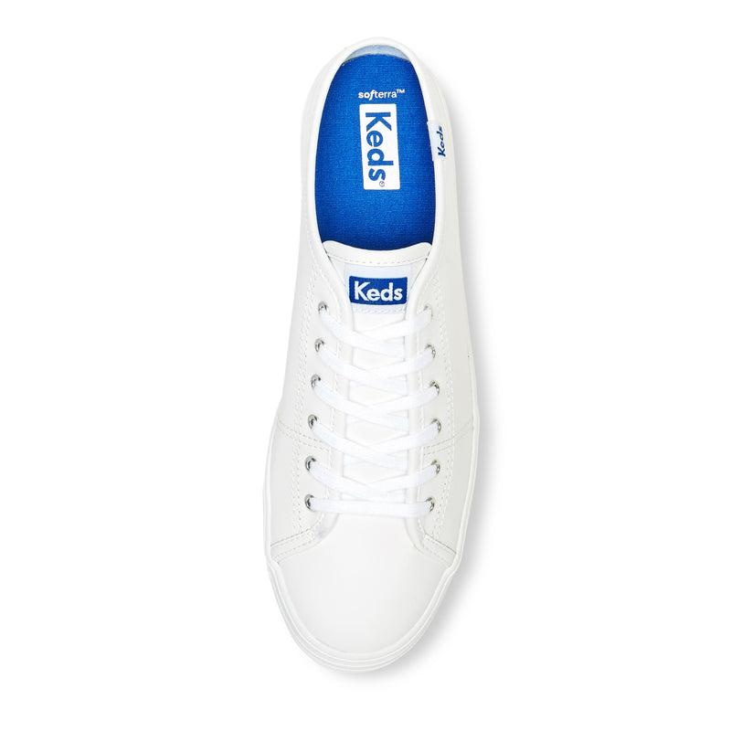 Keds Triple Mule Nahkaiset Naisten Leather Sneakers Valkoinen | PDUZ84721