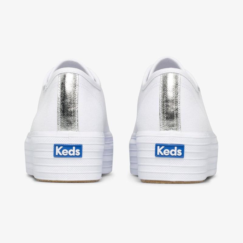 Keds Triple Up Canvas Naisten Canvas Valkoinen | FEQW34896