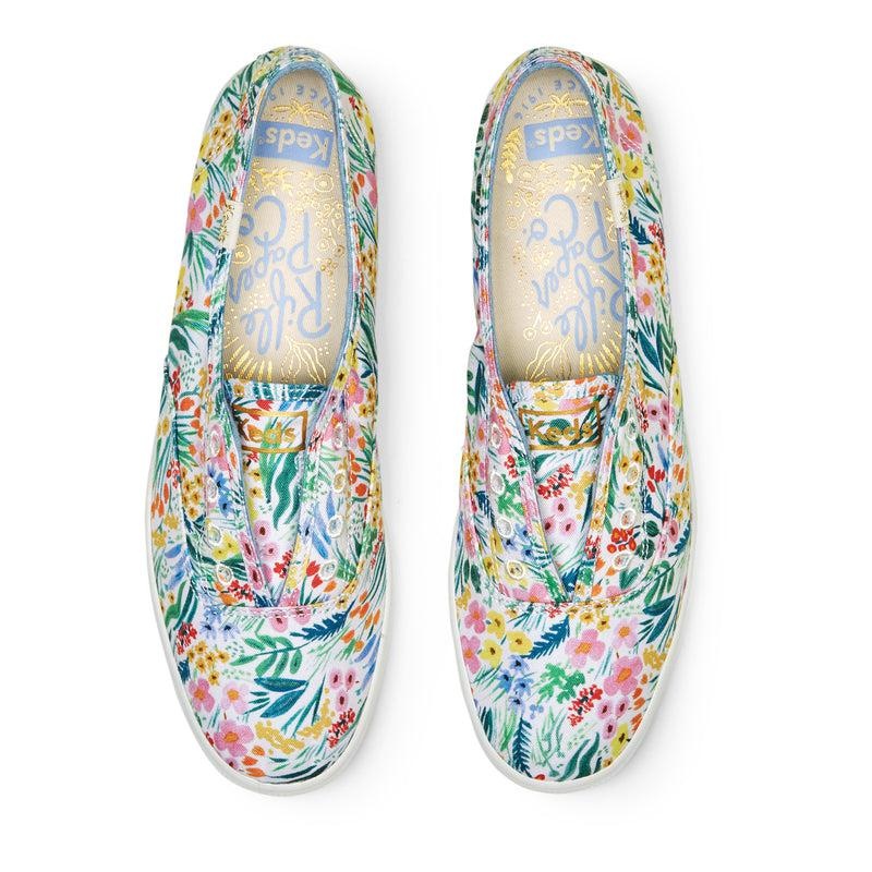 Keds x Rifle Paper Co. Chillax Naisten Mokkasiinit White/Multicolor | QDON73219