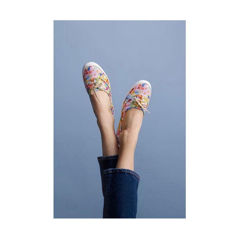 Keds x Rifle Paper Co. The Mini Margaux Naisten Mokkasiinit Valkoinen Monivärinen | SHXO59740