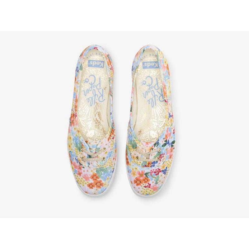Keds x Rifle Paper Co. The Mini Margaux Naisten Mokkasiinit Valkoinen Monivärinen | SHXO59740
