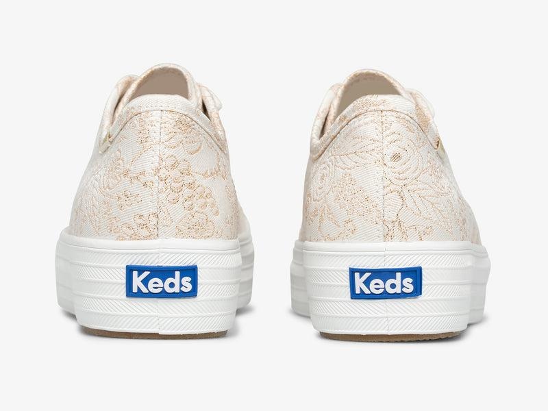 Keds x Rifle Paper Co. Triple Kick Colette Jacquard Sneaker Naisten Platform Sneakers Valkoinen | UCZW04935